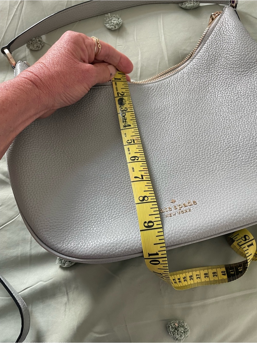 Kate Spade New York Weston shoulder bag crafted from pebbled leather - Picture 10 of 12